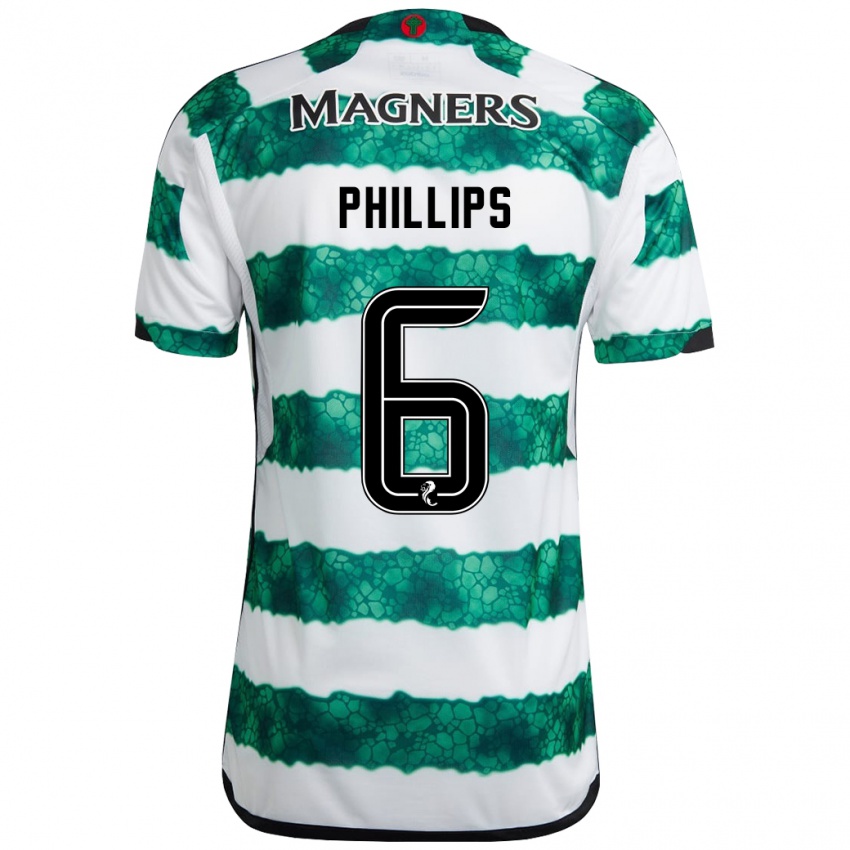 Niño Camiseta Nathaniel Phillips #6 Verde 1ª Equipación 2023/24 La Camisa México