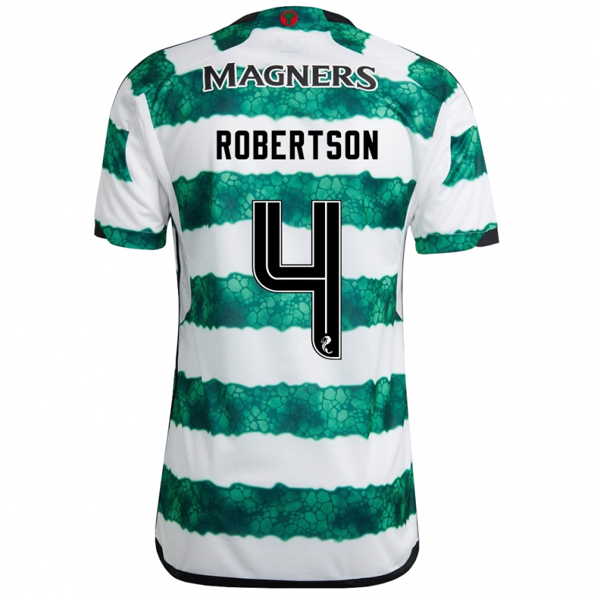 Niño Camiseta Lisa Robertson #4 Verde 1ª Equipación 2023/24 La Camisa México