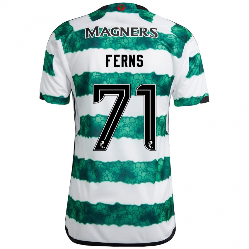 Niño Camiseta Abbie Ferns #71 Verde 1ª Equipación 2023/24 La Camisa México