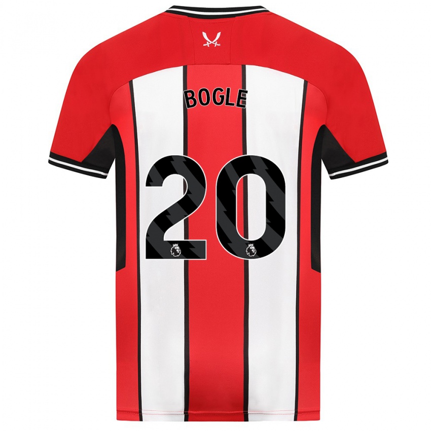 Niño Camiseta Jayden Bogle #20 Rojo 1ª Equipación 2023/24 La Camisa México