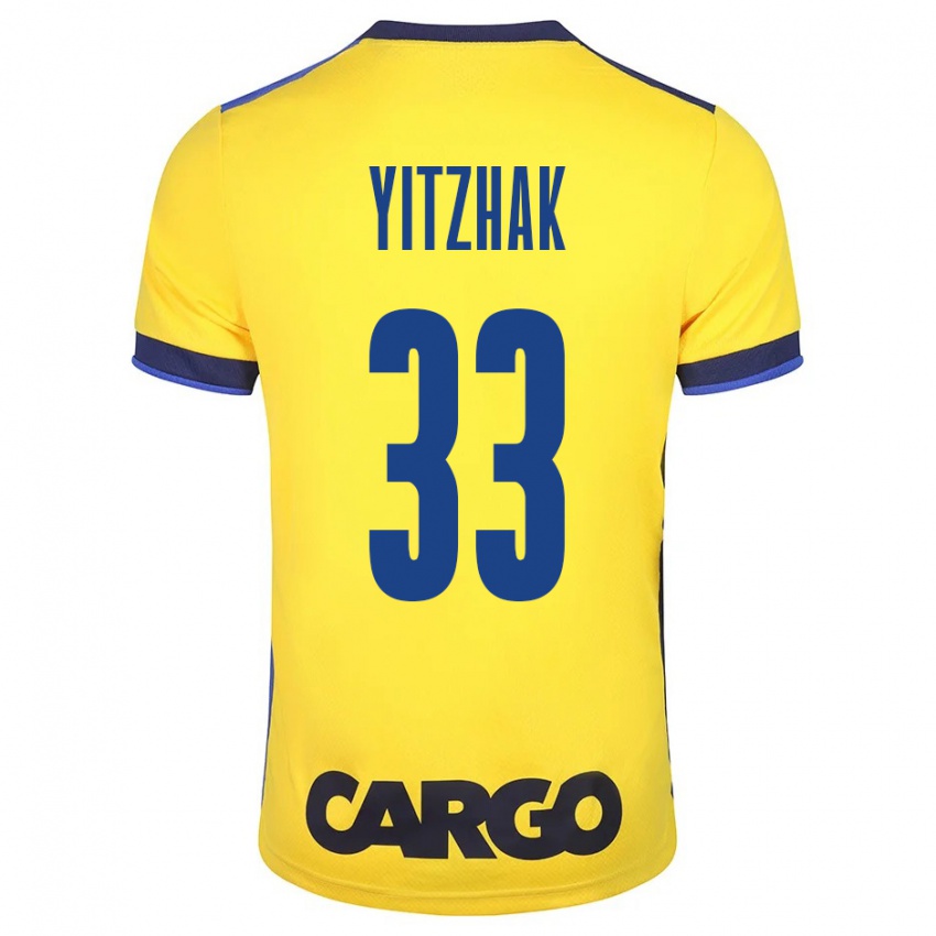 Niño Camiseta Or Yitzhak #33 Amarillo 1ª Equipación 2023/24 La Camisa México