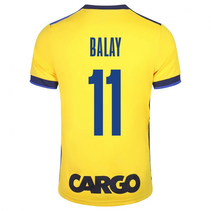 Niño Camiseta Yehuda Balay #11 Amarillo 1ª Equipación 2023/24 La Camisa México