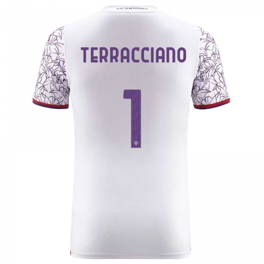 Niño Camiseta Pietro Terracciano #1 Blanco 2ª Equipación 2023/24 La Camisa México