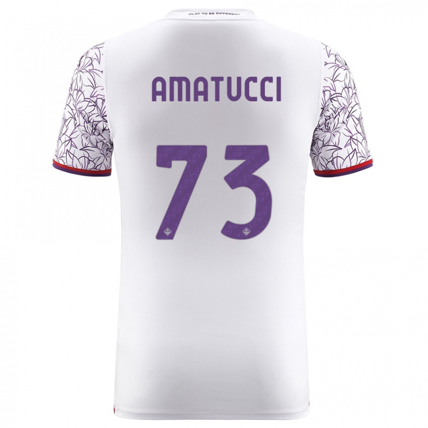 Niño Camiseta Lorenzo Amatucci #73 Blanco 2ª Equipación 2023/24 La Camisa México