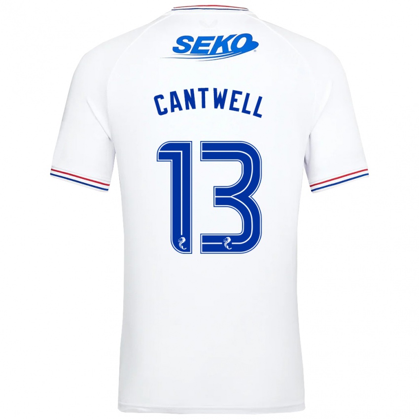 Niño Camiseta Todd Cantwell #13 Blanco 2ª Equipación 2023/24 La Camisa México