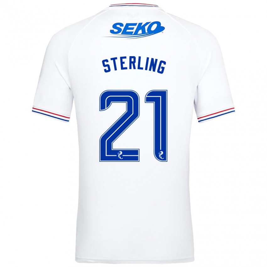 Niño Camiseta Dujon Sterling #21 Blanco 2ª Equipación 2023/24 La Camisa México