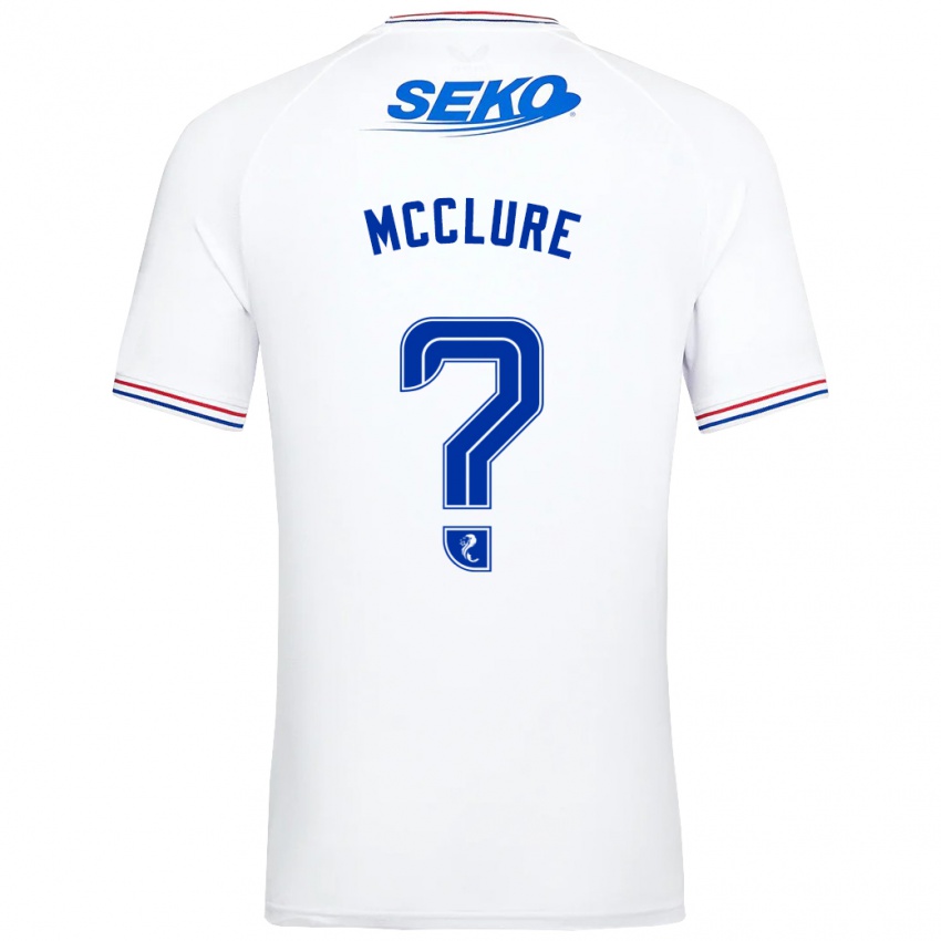 Niño Camiseta Blaine Mcclure #0 Blanco 2ª Equipación 2023/24 La Camisa México