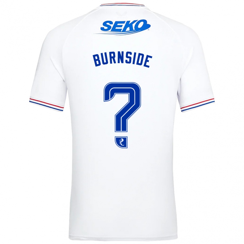 Niño Camiseta Callum Burnside #0 Blanco 2ª Equipación 2023/24 La Camisa México