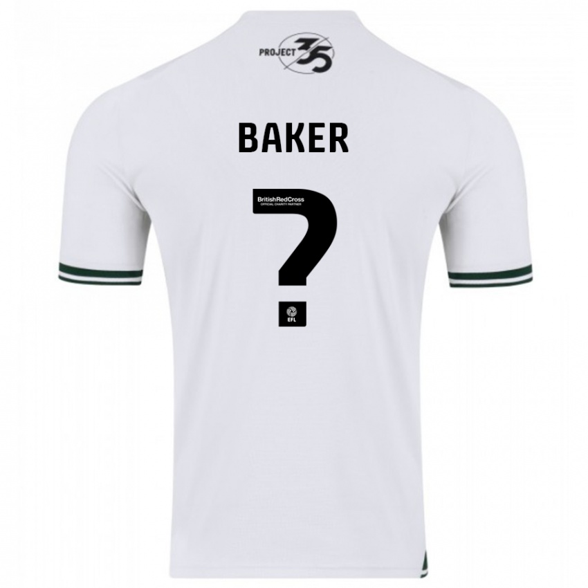 Niño Camiseta Zak Baker #0 Blanco 2ª Equipación 2023/24 La Camisa México