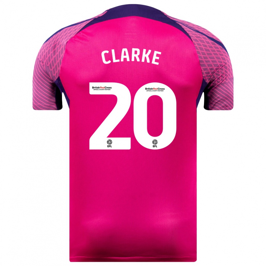 Niño Camiseta Jack Clarke #20 Morado 2ª Equipación 2023/24 La Camisa México