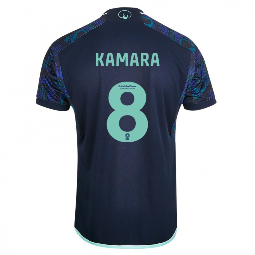 Niño Camiseta Glen Kamara #8 Azul 2ª Equipación 2023/24 La Camisa México
