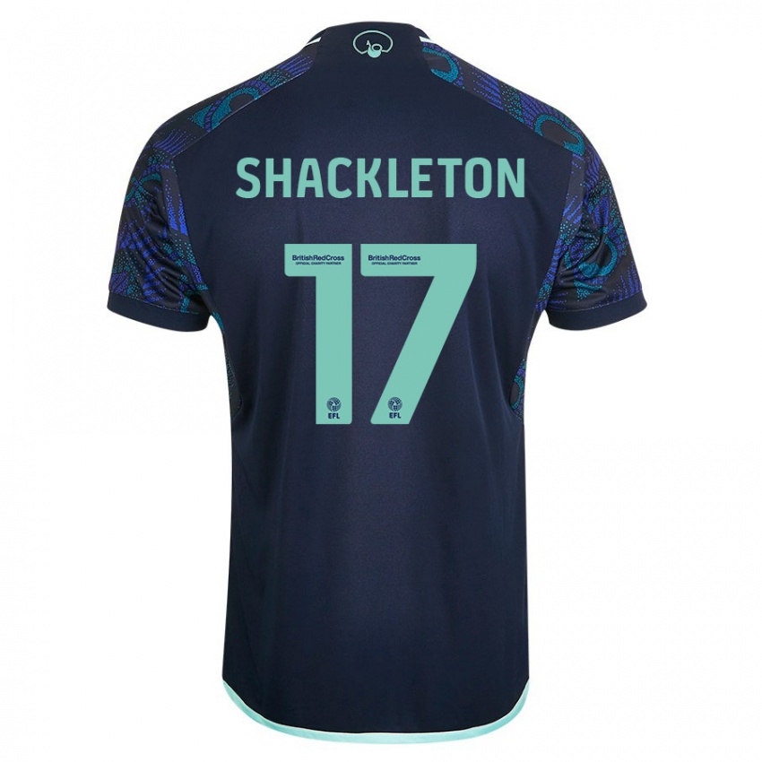 Niño Camiseta Jamie Shackleton #17 Azul 2ª Equipación 2023/24 La Camisa México
