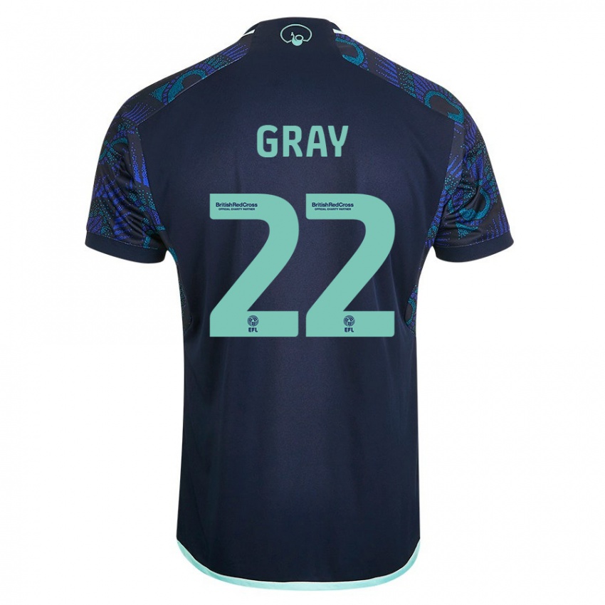 Niño Camiseta Archie Gray #22 Azul 2ª Equipación 2023/24 La Camisa México
