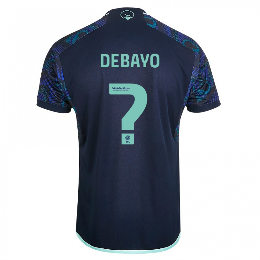 Niño Camiseta James Debayo #0 Azul 2ª Equipación 2023/24 La Camisa México