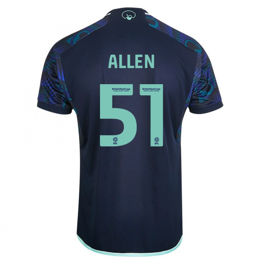 Niño Camiseta Charlie Allen #51 Azul 2ª Equipación 2023/24 La Camisa México