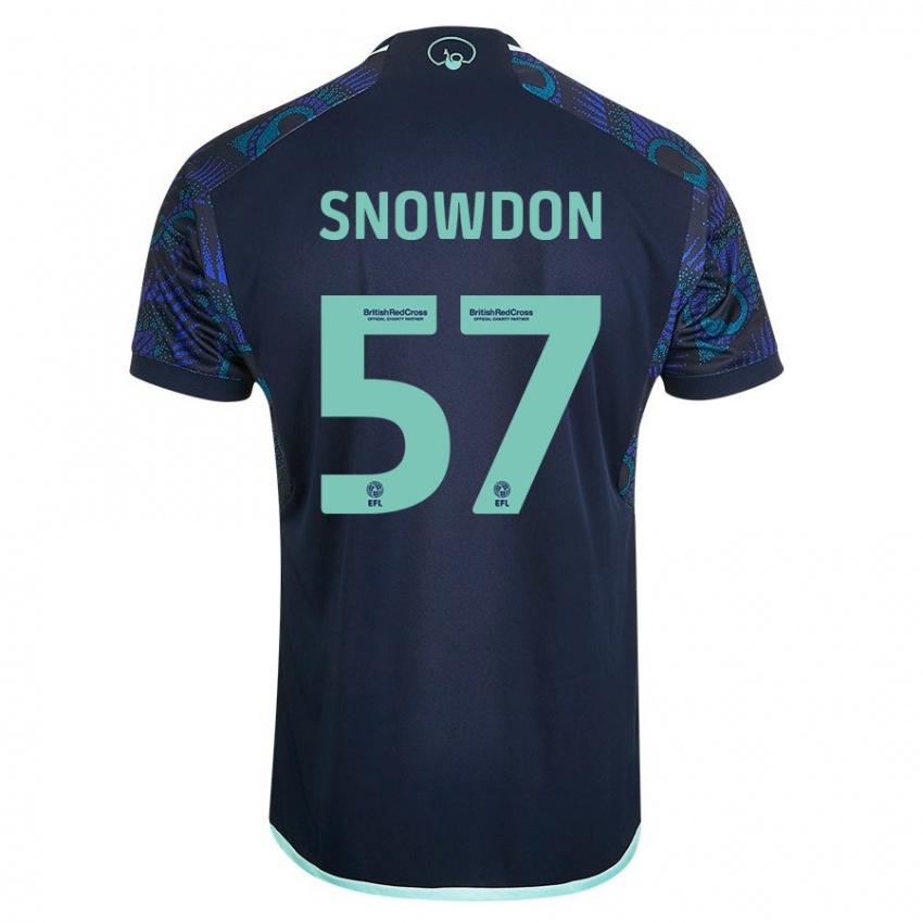 Niño Camiseta Joe Snowdon #57 Azul 2ª Equipación 2023/24 La Camisa México