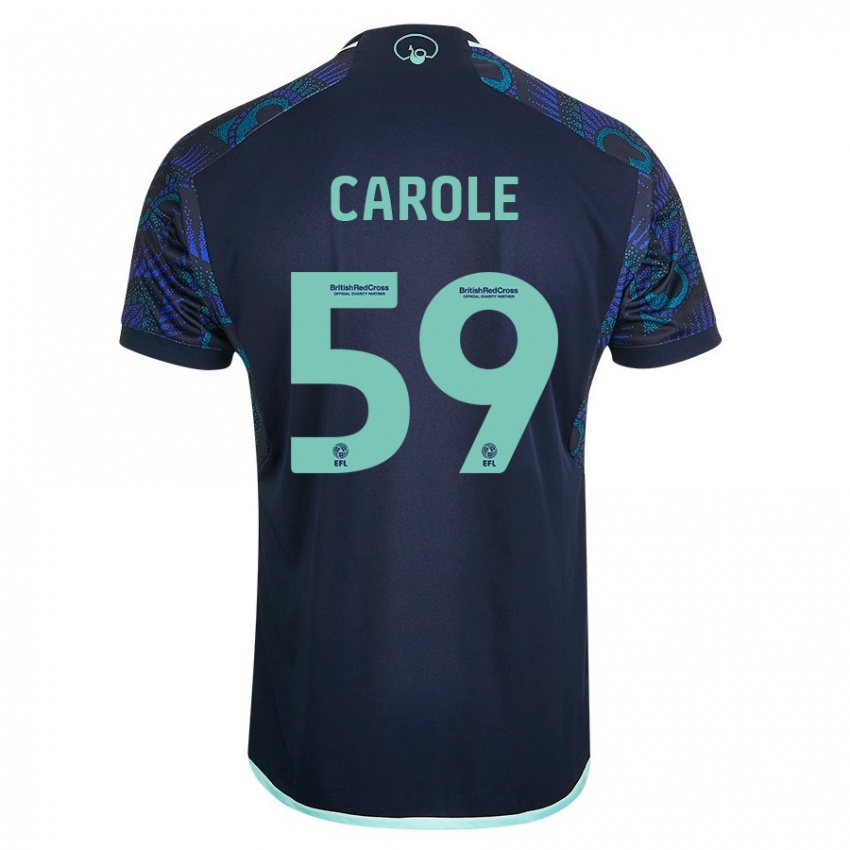 Niño Camiseta Keenan Carole #59 Azul 2ª Equipación 2023/24 La Camisa México