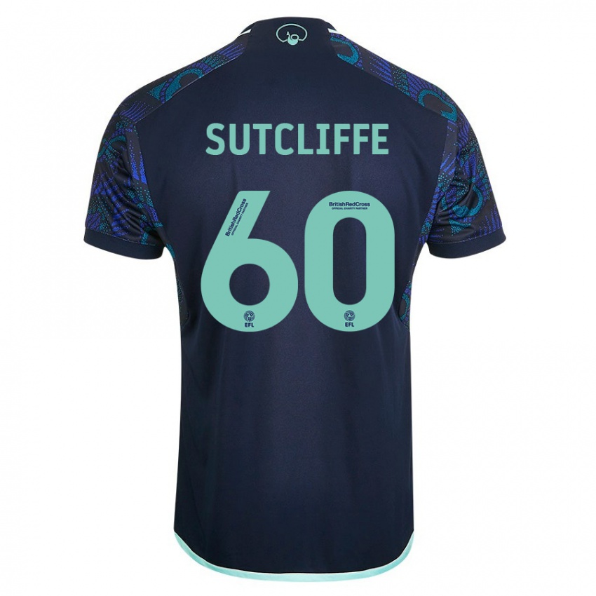 Niño Camiseta Harvey Sutcliffe #60 Azul 2ª Equipación 2023/24 La Camisa México