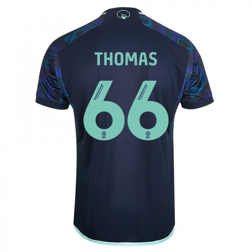 Niño Camiseta Luca Thomas #66 Azul 2ª Equipación 2023/24 La Camisa México