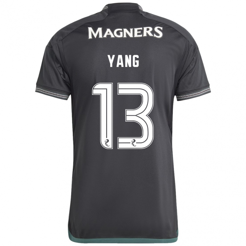Niño Camiseta Hyun-Jun Yang #13 Negro 2ª Equipación 2023/24 La Camisa México