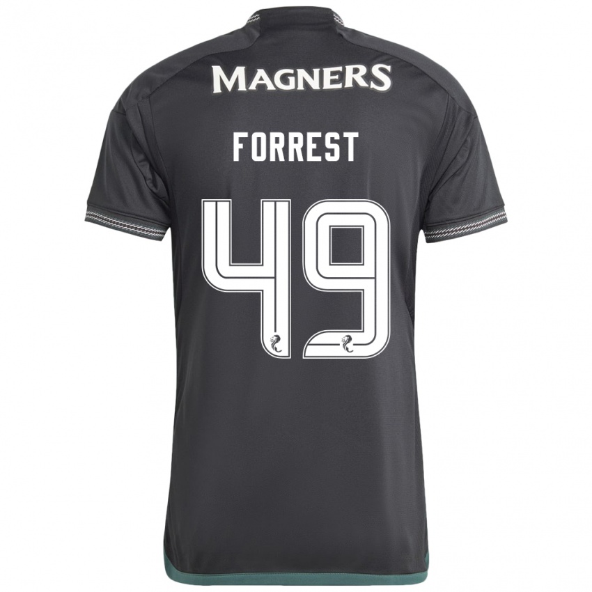 Niño Camiseta James Forrest #49 Negro 2ª Equipación 2023/24 La Camisa México