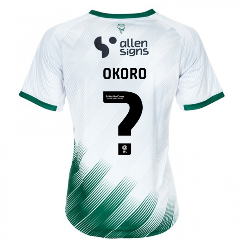 Niño Camiseta Zane Okoro #0 Blanco 2ª Equipación 2023/24 La Camisa México