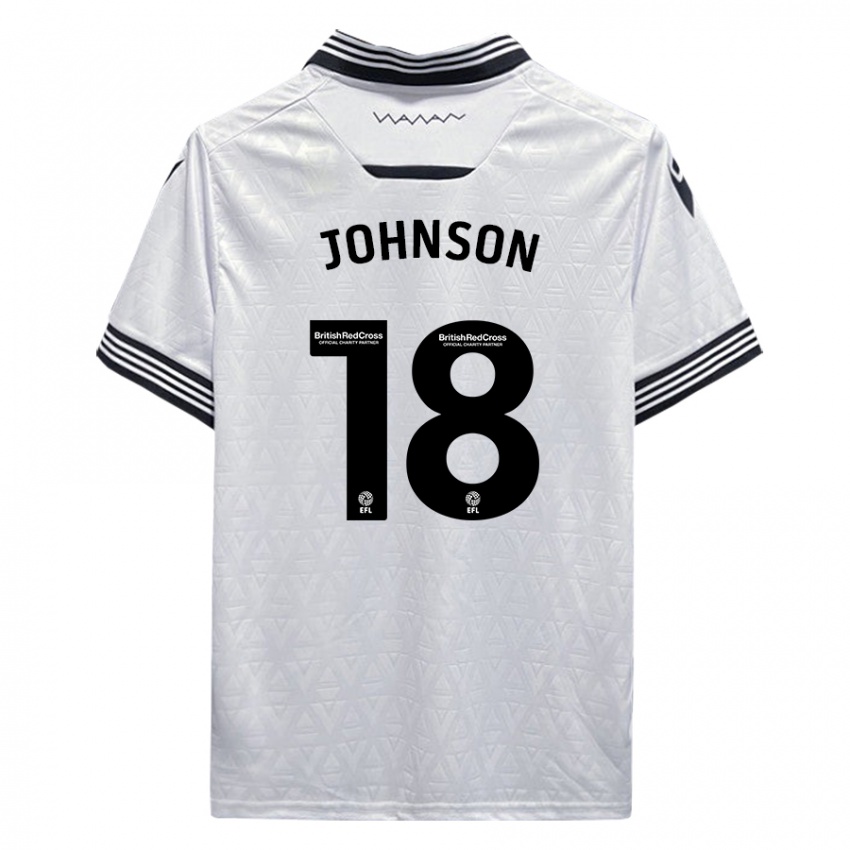 Niño Camiseta Marvin Johnson #18 Blanco 2ª Equipación 2023/24 La Camisa México