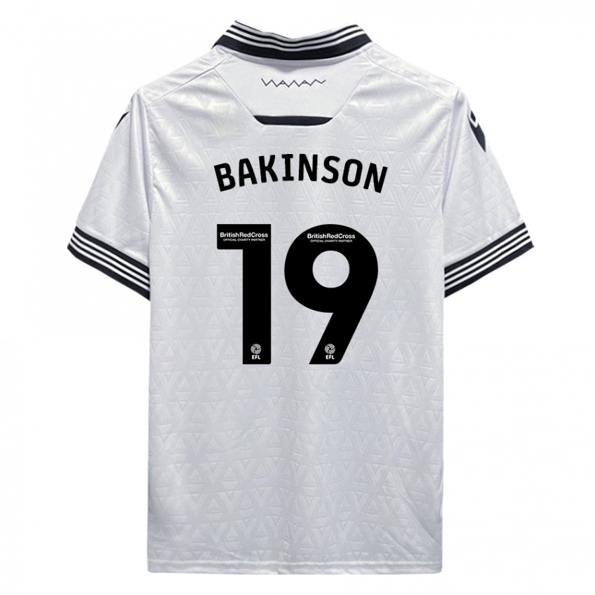 Niño Camiseta Tyreeq Bakinson #19 Blanco 2ª Equipación 2023/24 La Camisa México