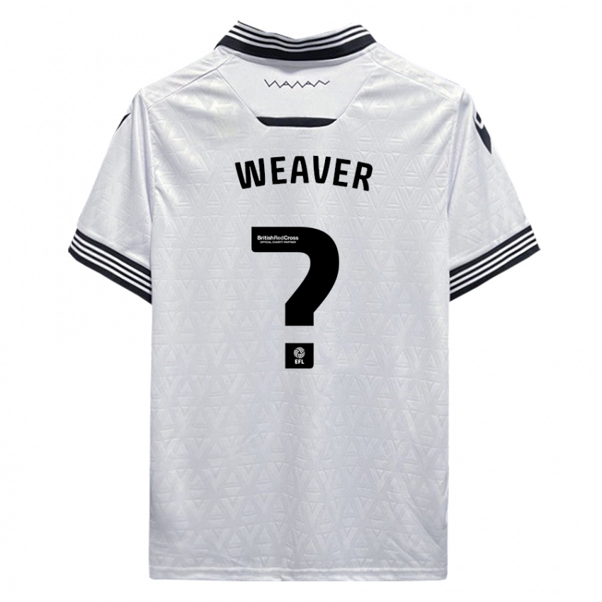 Niño Camiseta Ernie Weaver #0 Blanco 2ª Equipación 2023/24 La Camisa México