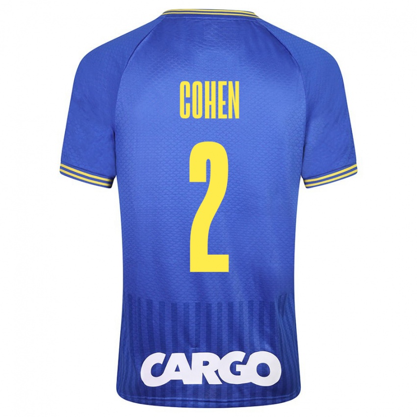 Niño Camiseta Avishay Cohen #2 Azul 2ª Equipación 2023/24 La Camisa México