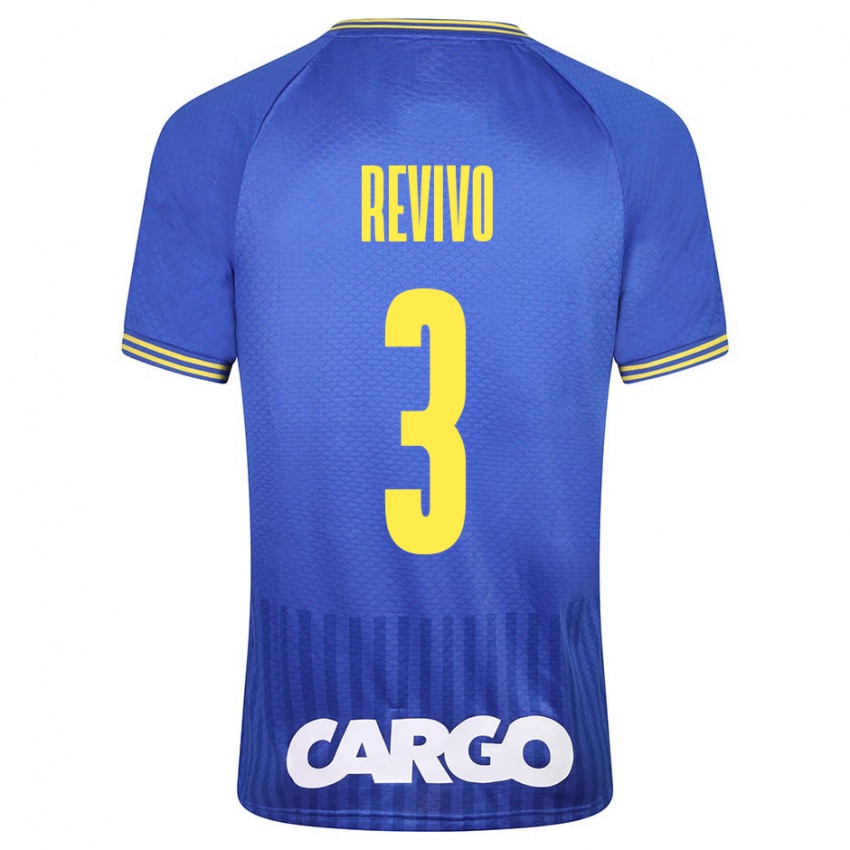 Niño Camiseta Roy Revivo #3 Azul 2ª Equipación 2023/24 La Camisa México