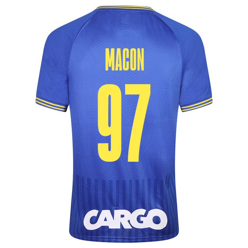 Niño Camiseta Yvann Maçon #97 Azul 2ª Equipación 2023/24 La Camisa México