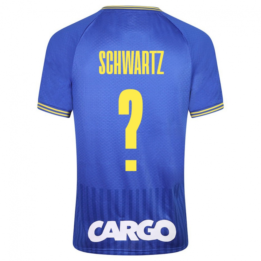 Niño Camiseta Noam Schwartz #0 Azul 2ª Equipación 2023/24 La Camisa México