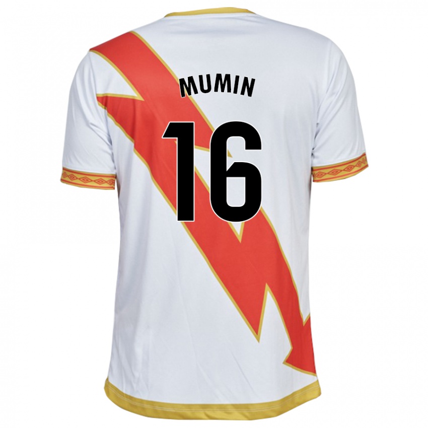 Hombre Camiseta Abdul Mumin #16 Blanco 1ª Equipación 2023/24 La Camisa México