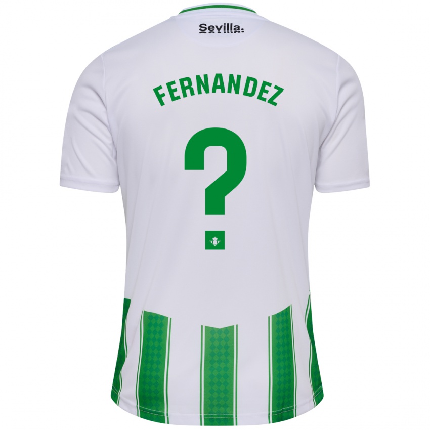 Hombre Camiseta Marcos Fernández #0 Blanco 1ª Equipación 2023/24 La Camisa México