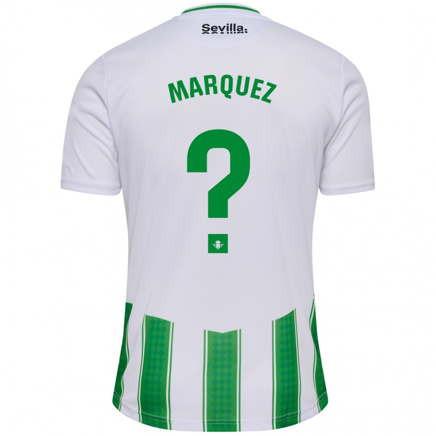 Hombre Camiseta Enrique Márquez #0 Blanco 1ª Equipación 2023/24 La Camisa México