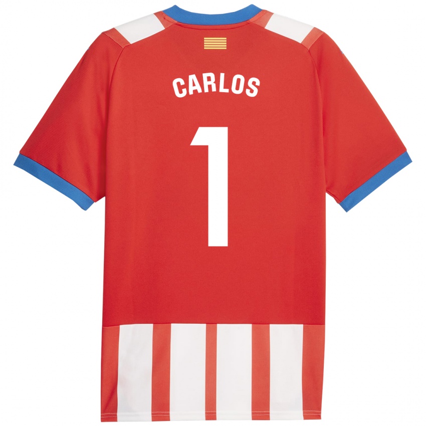 Hombre Camiseta Juan Carlos #1 Rojo Blanco 1ª Equipación 2023/24 La Camisa México