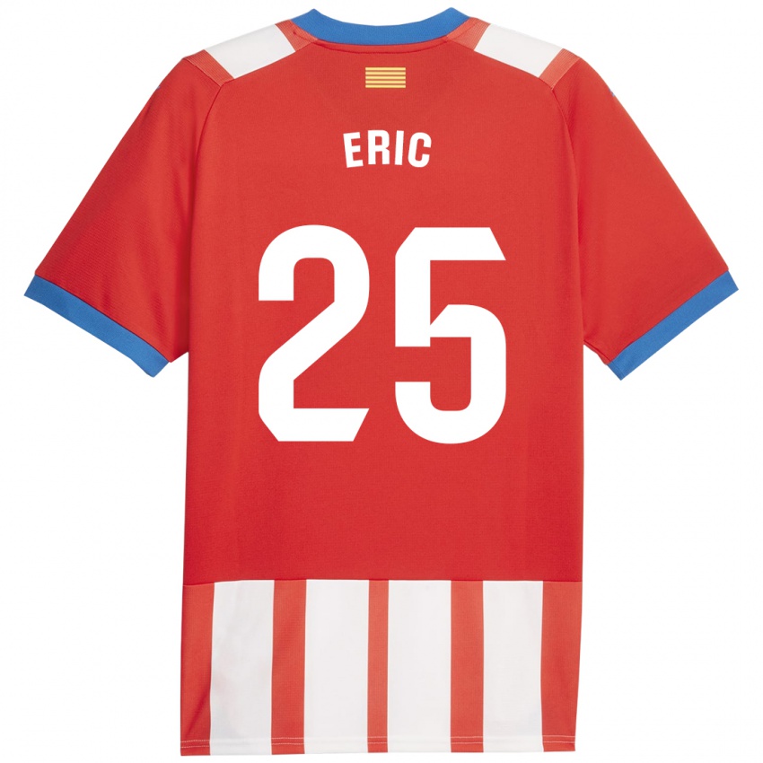 Hombre Camiseta Eric Garcia #25 Rojo Blanco 1ª Equipación 2023/24 La Camisa México