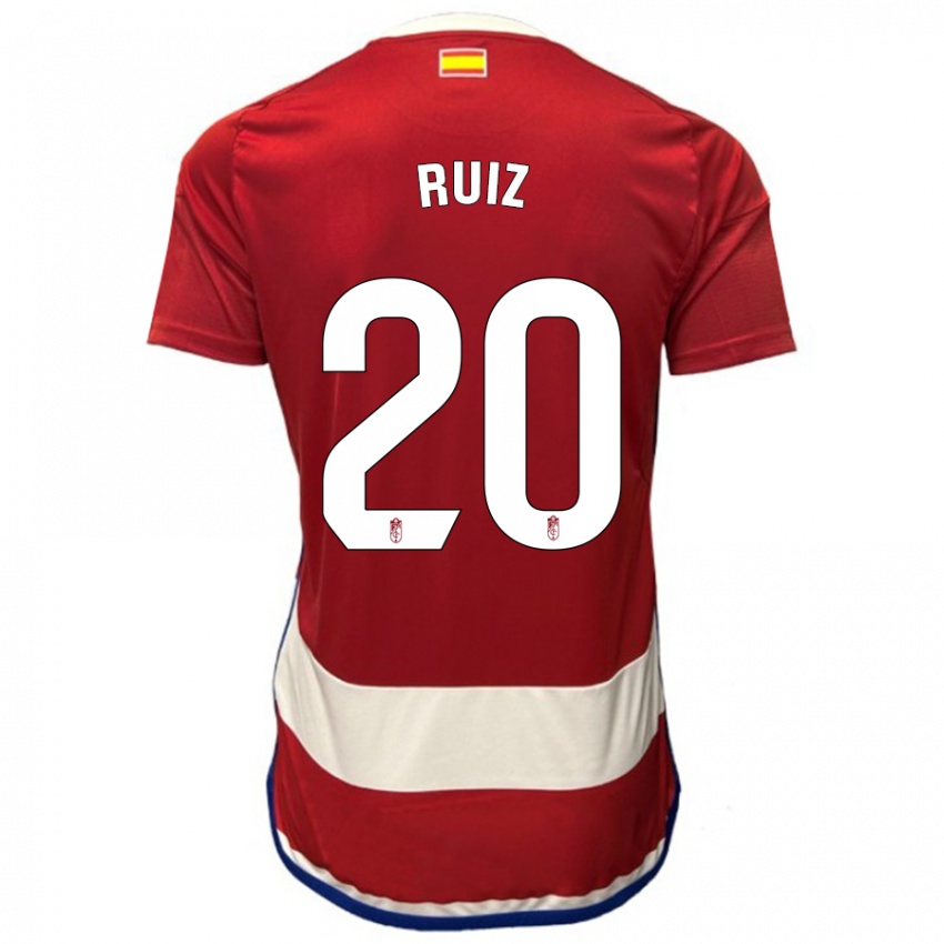Hombre Camiseta Sergio Ruiz #20 Rojo 1ª Equipación 2023/24 La Camisa México