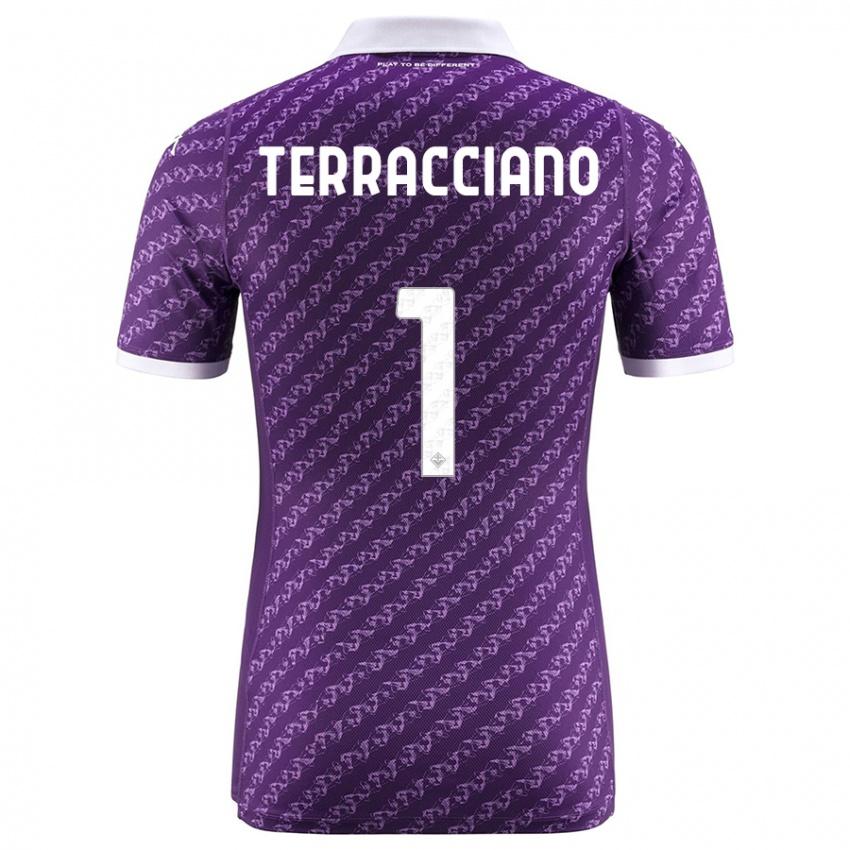 Hombre Camiseta Pietro Terracciano #1 Violeta 1ª Equipación 2023/24 La Camisa México