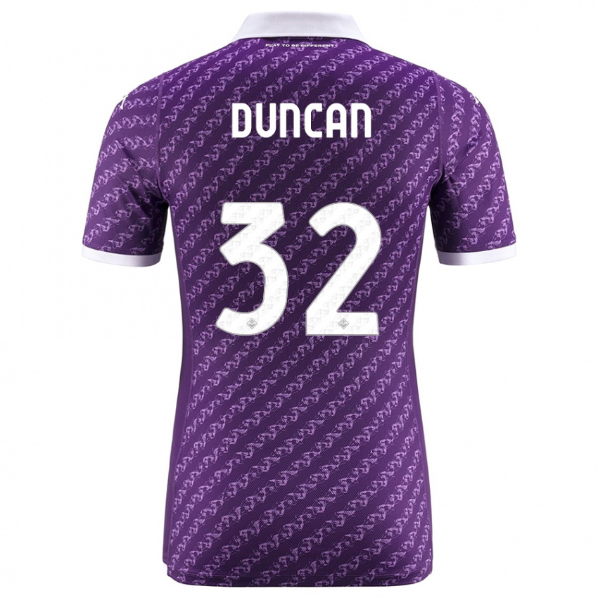 Hombre Camiseta Alfred Duncan #32 Violeta 1ª Equipación 2023/24 La Camisa México