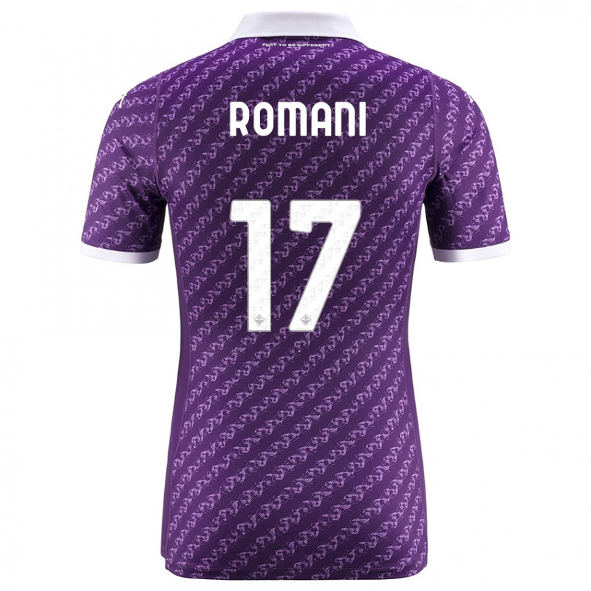 Hombre Camiseta Lorenzo Romani #17 Violeta 1ª Equipación 2023/24 La Camisa México