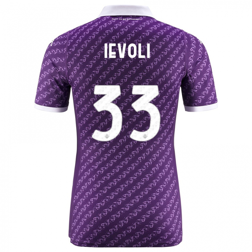 Hombre Camiseta Mattia Ievoli #33 Violeta 1ª Equipación 2023/24 La Camisa México