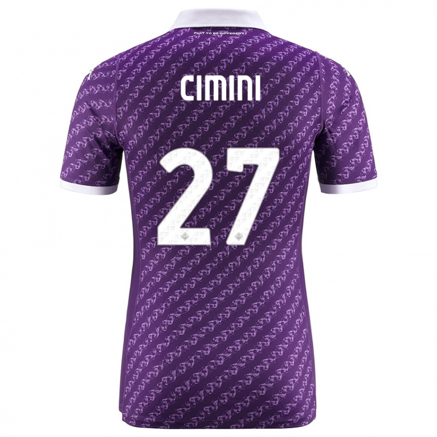 Hombre Camiseta Linda Tucceri Cimini #27 Violeta 1ª Equipación 2023/24 La Camisa México