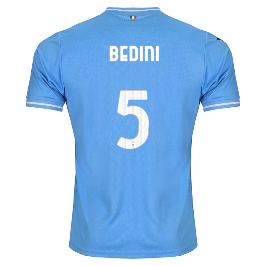 Hombre Camiseta Filippo Bedini #5 Azul 1ª Equipación 2023/24 La Camisa México
