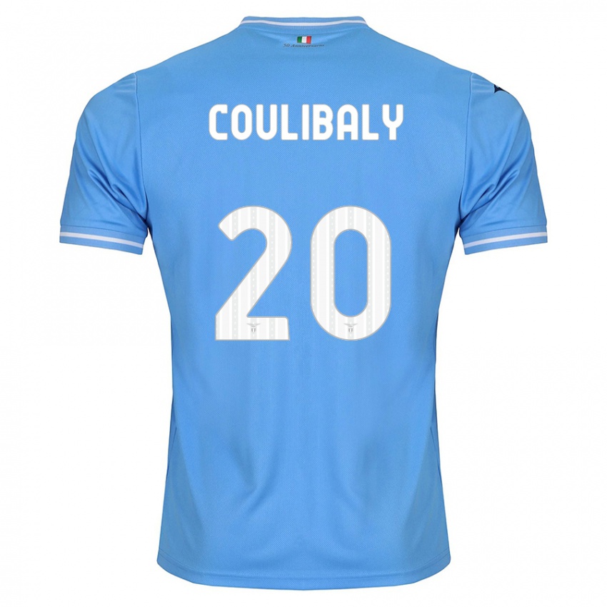 Hombre Camiseta Larsson Coulibaly #20 Azul 1ª Equipación 2023/24 La Camisa México