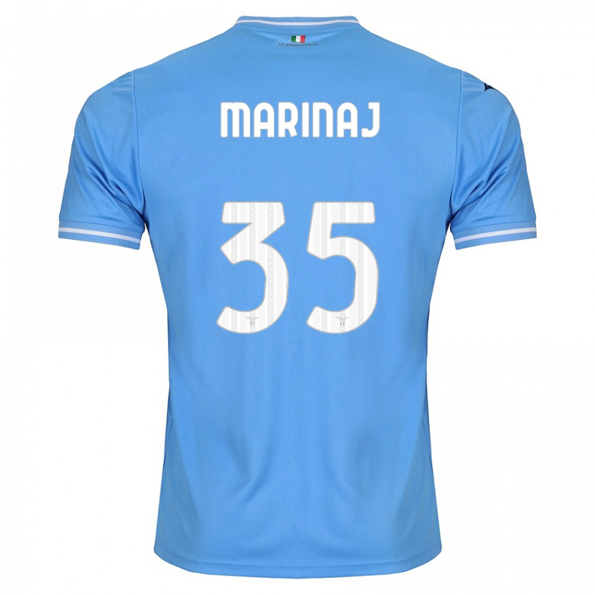 Hombre Camiseta Kledi Marinaj #35 Azul 1ª Equipación 2023/24 La Camisa México