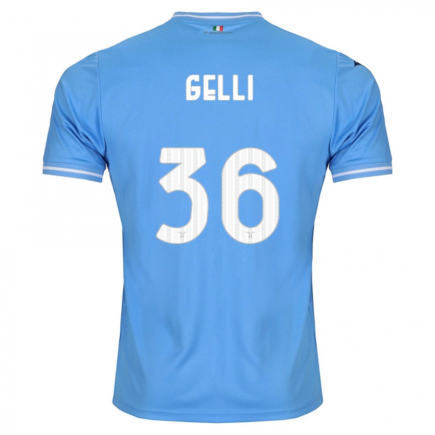 Hombre Camiseta Valerio Gelli #36 Azul 1ª Equipación 2023/24 La Camisa México