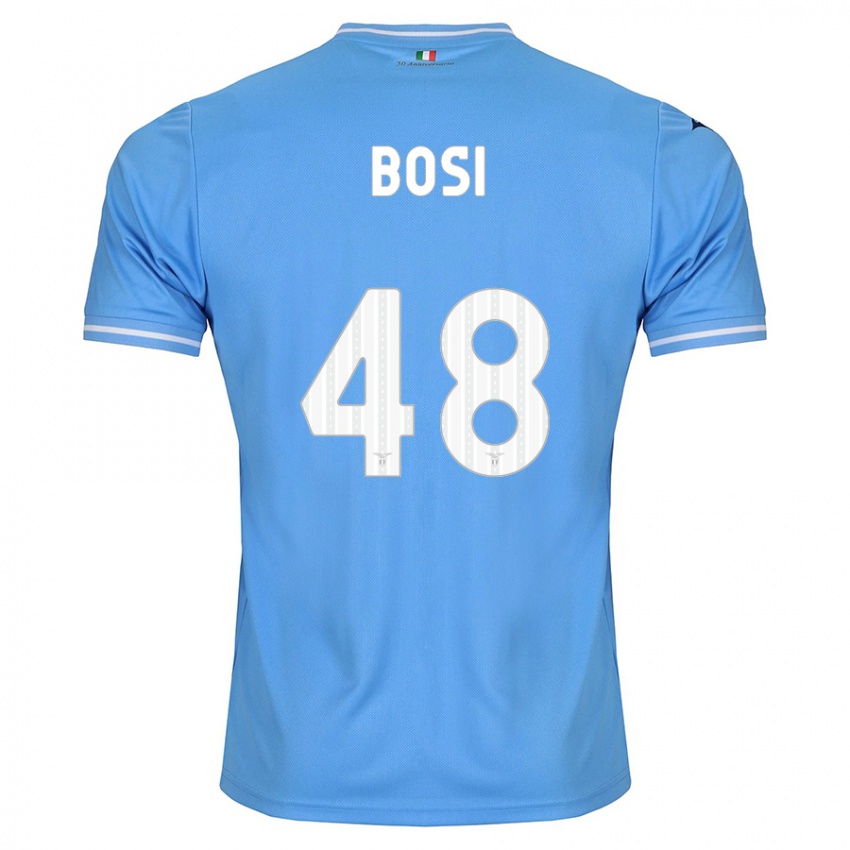 Hombre Camiseta Gioele Bosi #48 Azul 1ª Equipación 2023/24 La Camisa México