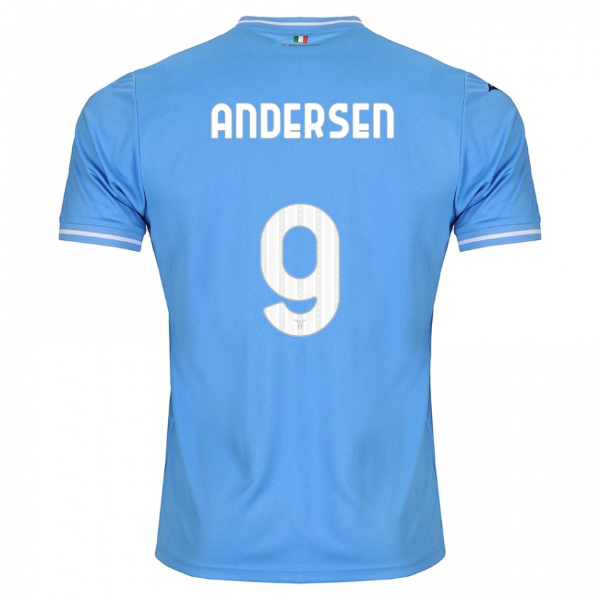 Hombre Camiseta Signe Holt Andersen #9 Azul 1ª Equipación 2023/24 La Camisa México